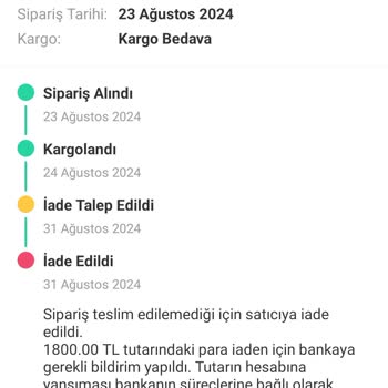 Trendyol Express Kargonun Elime Ulaşmaması Ve Eksik Ücret İadesi