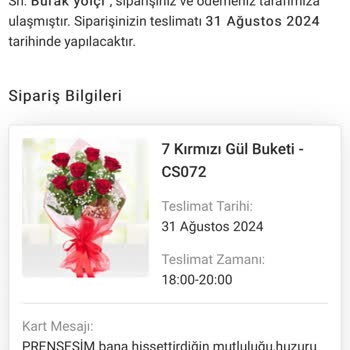 Ciceksepeti.net Çiçek Siparişim Gelmedi Mağdur Oldum