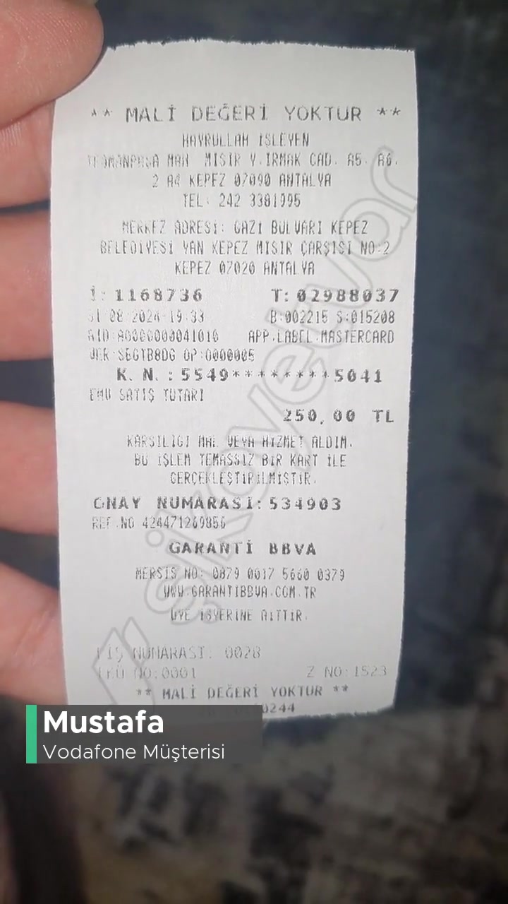 Vodafone Sim Kart Ücreti videonun kapak resmi