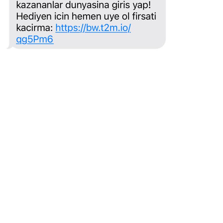 Baywin Sürekli Gelen Mesaj