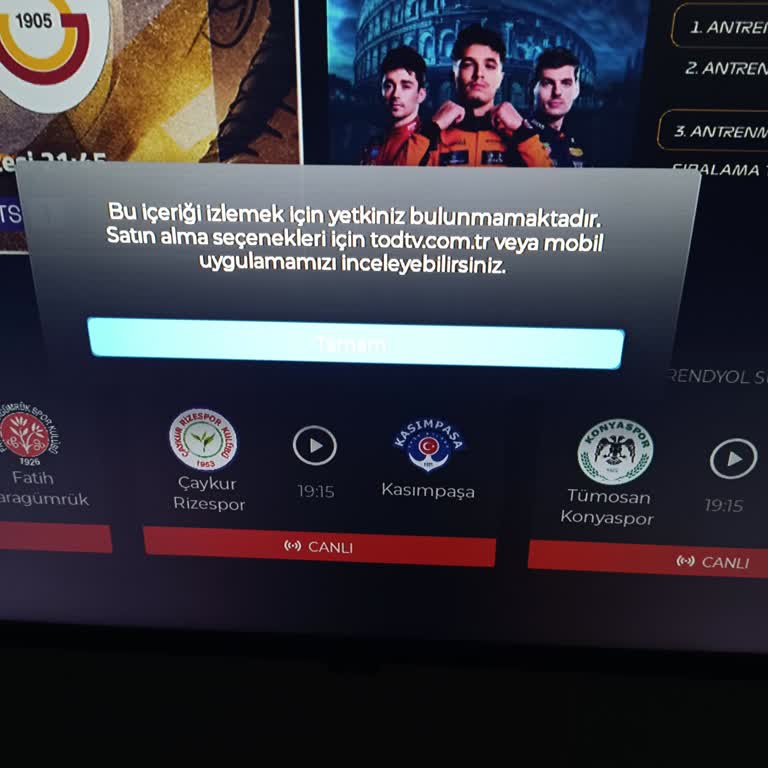 Tod TV'de Android TV Erişim Sorunu