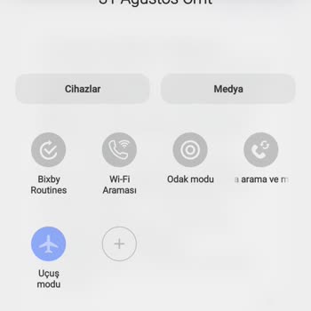 Samsung Silik Uçak Modu Hatası