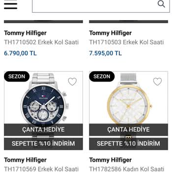 Tommy Hilfiger Eksik Ürün Satışı