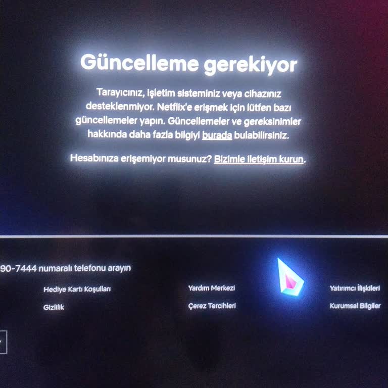 Onvo TV Önceden Netflix'e Girerken Şimdi Giriş Yapılmıyor