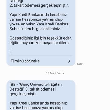 İBB Genç Üniversiteli Bursu 2. Taksitimi Vermiyor