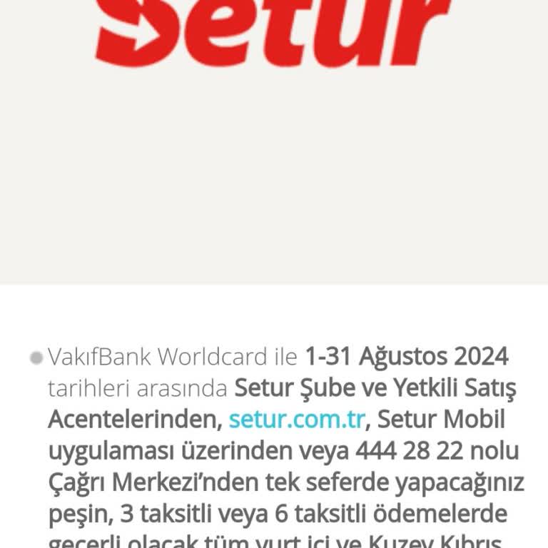 VakıfBank Setur Kampanyasında Yaşadığım Sorun Ve Worldpuan Eksikliği