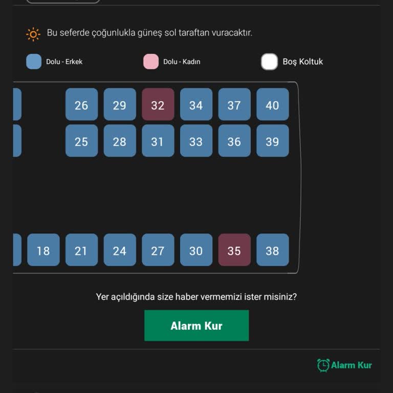 Kamil Koç Otobüsünün Obilet'de Görünenden Daha Küçük Olması
