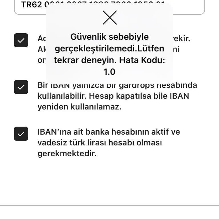 Gardrops Hesabımdaki Param Hesabıma Yatmıyor