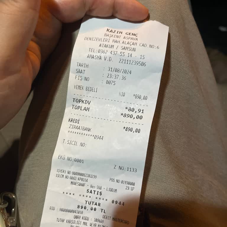 Samsun Aspava Doğum Günü Yemeğinde Karşılaşılan Hijyen Sorunu