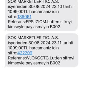 Şok Marketler Online Alışveriş Mağduriyeti.