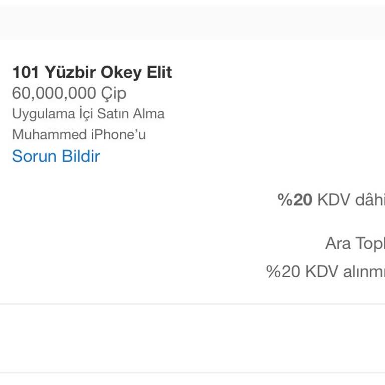 101 Elit Okey Paramı Geri Ver