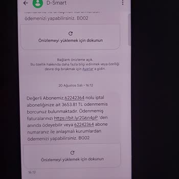 D-Smart Üyeliğimiz Olmadığı Halde Sürekli Mesaj Alıyoruz!