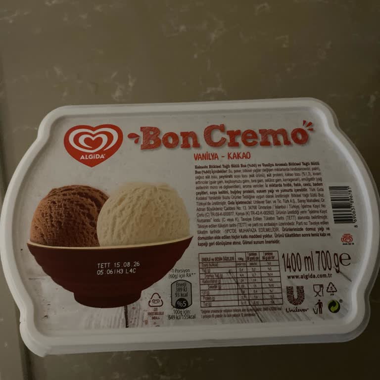 Algida Bon Cremo Ürün Problemi
