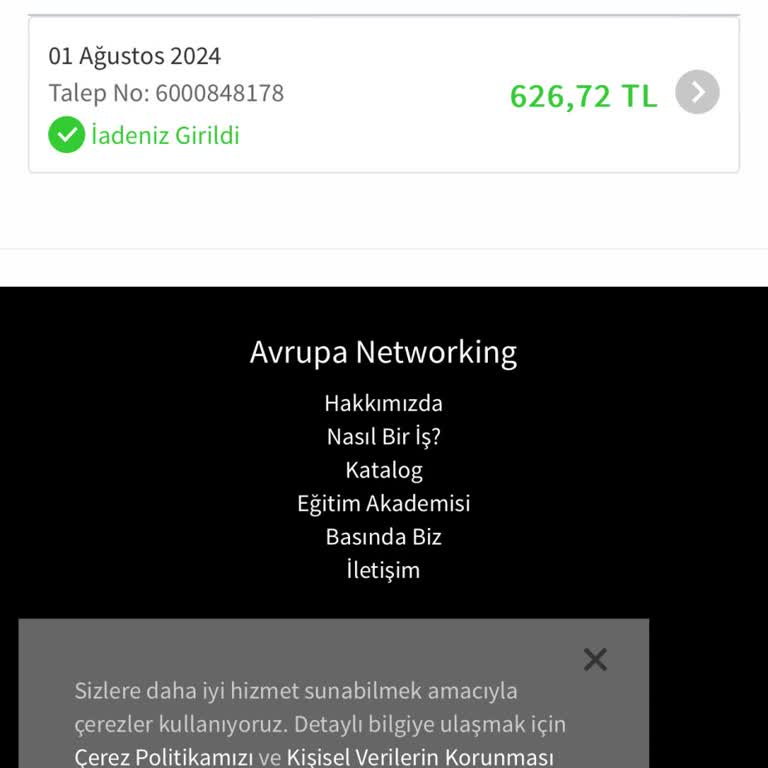 Avrupa Networking İadem Yatmadı 1 Aydır!