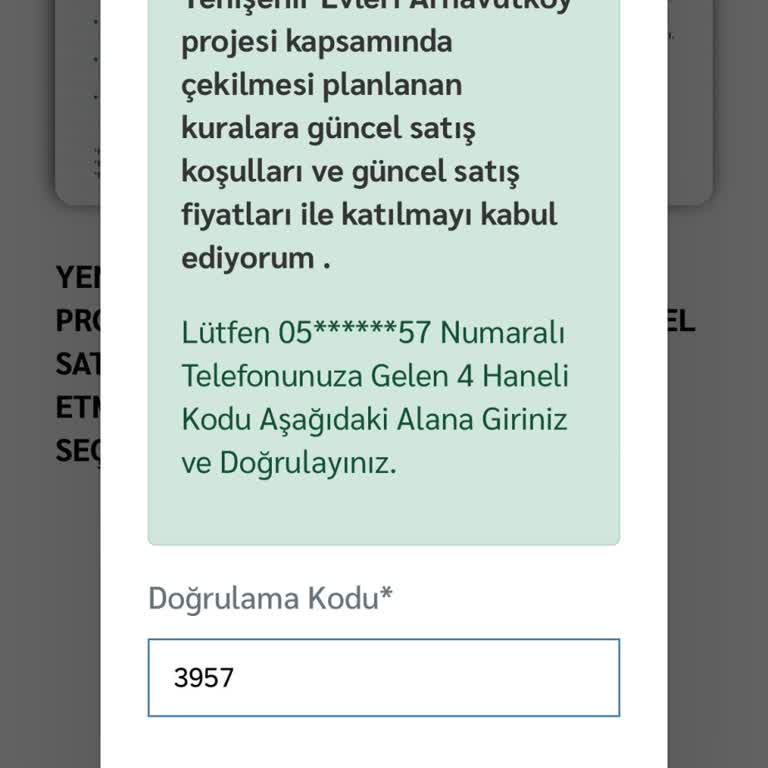 Emlak Konut GYO Doğrulama Kodu Alamıyorum