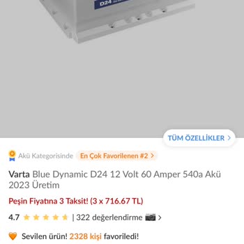 Varta Akü İle Yaşadığım Sorunlar Ve Satıcı İlgisizliği