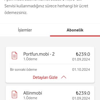 Yanlış Abonelikler ve Yüksek Fatura Ücreti