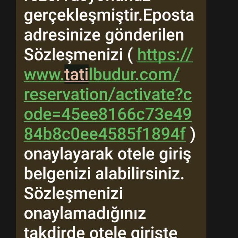Tatilbudur Rezervasyon Sorunu Ve İade Süreci Hakkında Yaşadıklarım