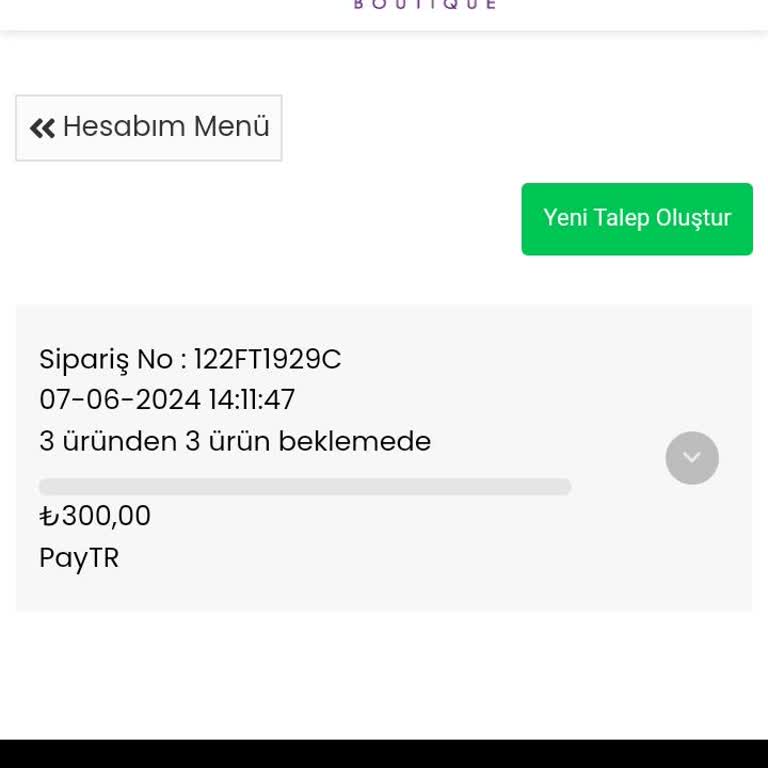 Butik Ponçik Para İadesi Yapmadılar