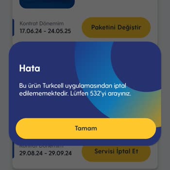 Turkcell TV+ TV+İn İptal Edildi Denilip Devam Paketini Olarak Ücret Yansıtılması