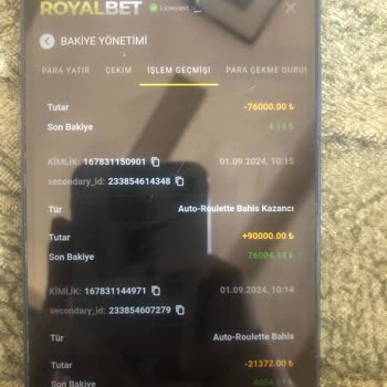 Royalbet Ve Bakiye Silme Sorunu