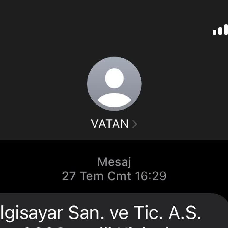 Vatan Bilgisayar Garantiden Ürün Gelmemesi