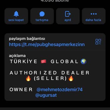 Telegram PUBG Hesap Alım Satımında Yaşanan Sorunlar