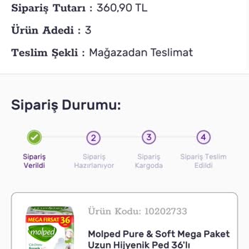 Gratis Mağazadan Teslim Siparişim Hala Gelmedi