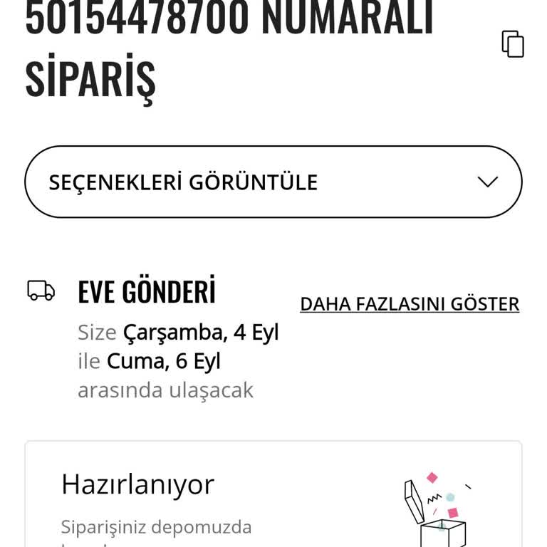 Stradivarius Siparişimin Bir Haftadan Fazladır Hazırlanma Aşamasında Olması