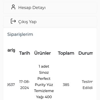 Sinoz Yüz Yıkama Jeli