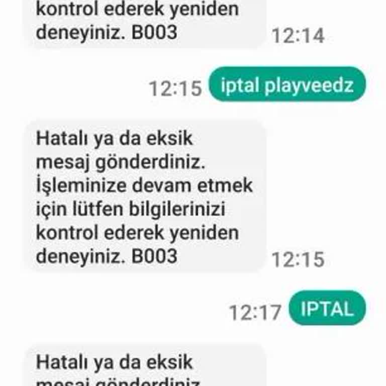 İstenmeyen Playweez Aboneliğimi İptal Etmek İstiyorum.