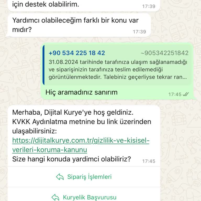 Dijital Kuryenin İlgisizliği Ve Yapılan İşi Eksik Yapması