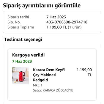 Amazon Ve Karaca Züccaciye Satıcısı Arasındaki Kurumsal Fatura Sorunu