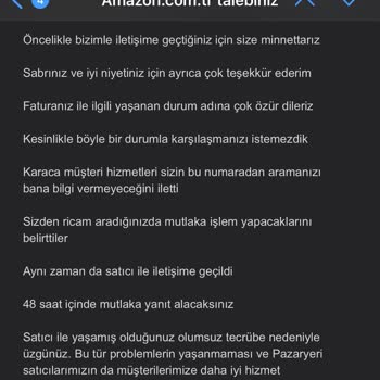 Amazon Ve Karaca Züccaciye Satıcısı Arasındaki Kurumsal Fatura Sorunu