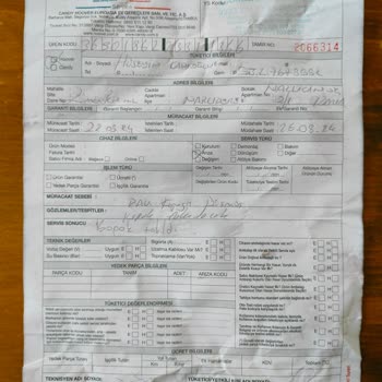 Hoover Servisin Hatalı Montajından Şikayet