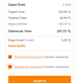 Migros Ürün Fiyatı Tutarsızlığı