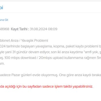 Kablo Net TÜRKSAT Kablo 1 Aydır Çözemediği Arıza