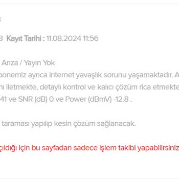 Kablo Net TÜRKSAT Kablo 1 Aydır Çözemediği Arıza