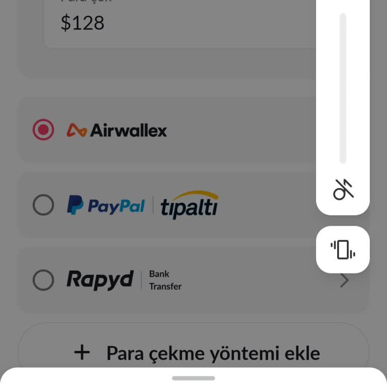 Airwallex 127 Dolar Çekemiyorum.
