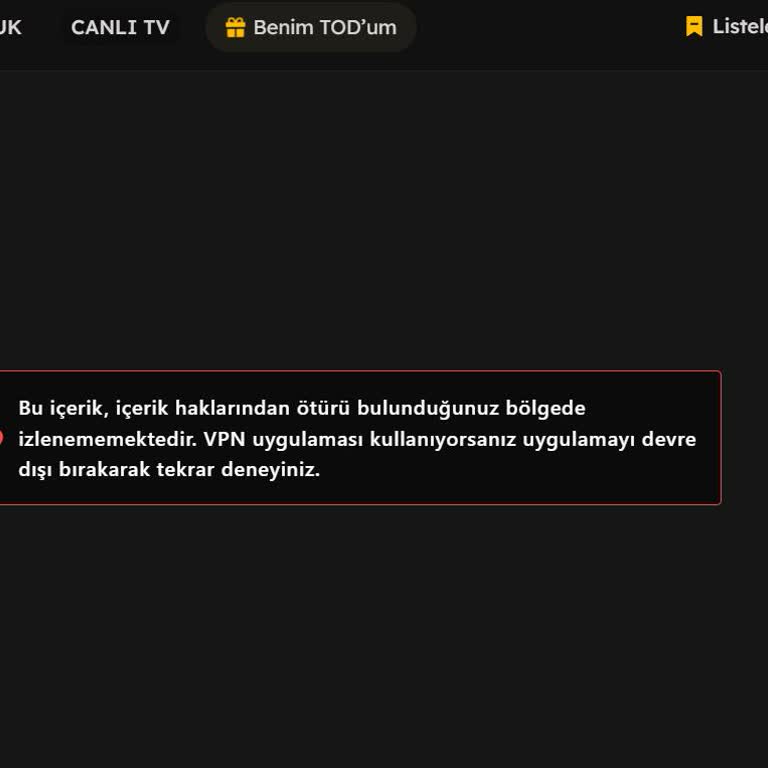 Todtv Comnet Altyapısı İle İzleyememek