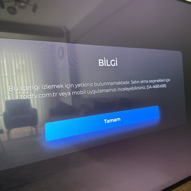 TOD Tv Tod Parasını Yıllık Peşin Ödediğim Kanallara Kısıtlama Getirdi.
