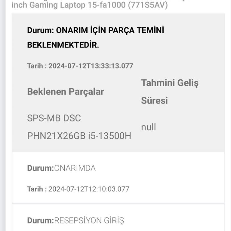 HP Tamir Yoksa Değişim Yapın!