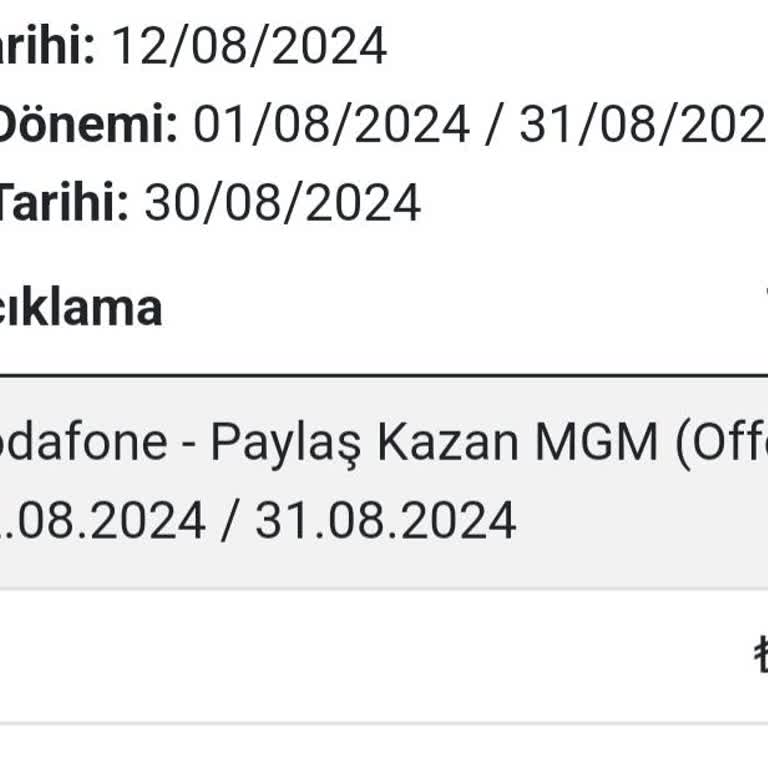 Vodafone Link At Kazan Kampanyasında Ödeme Sorunu