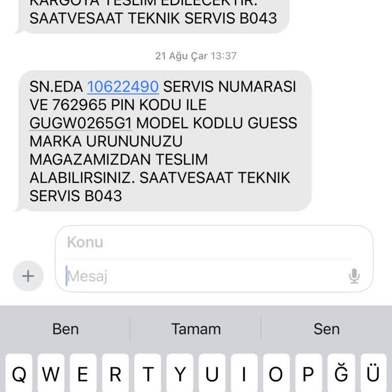 Saat & Saat Markasının İş Bilmez Ve Uygunsuz Tavrı