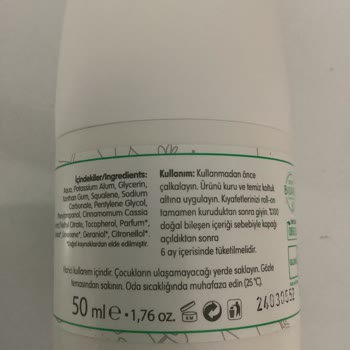 Siveno Doğal Olduğu İddia Edilen Roll On İçeriğinde Alüminyum Tuzları Bulunuyor!