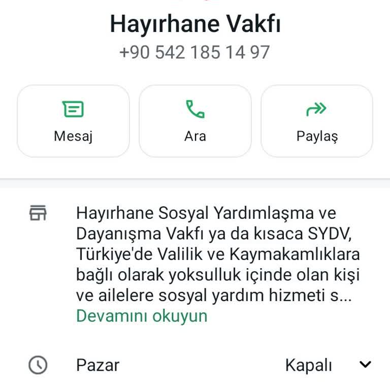 Hayırhane Vakfı Hayır Hanem Derneği