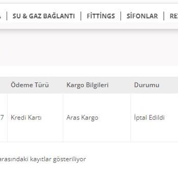 Tesisatyapi.com Paramı İade Etmiyor.