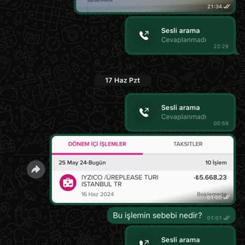 Avec Araç Kiralama, Araç Değişiminde Hesabımdan Fazla Para Çekilmesi