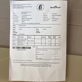 Baby Mall Ürün Değişim Mağduriyeti