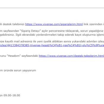 Vivense Mutfak Masası Takımı Sandalye Sorunu Ve Yetersiz Müşteri Hizmetleri